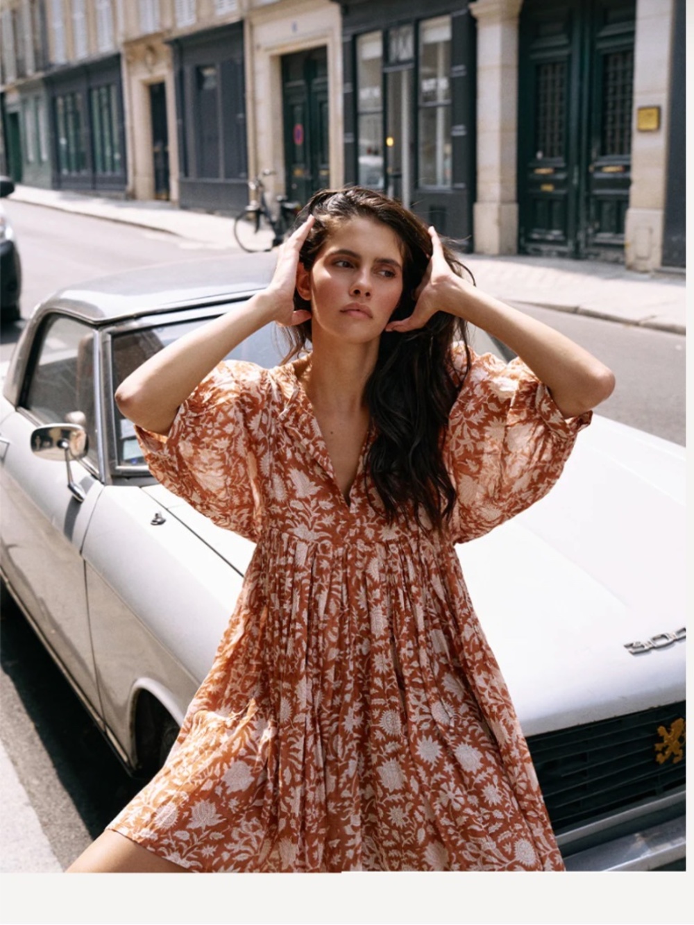Daughters Of India Kyra Mini Dress Size 3XL Boho Earthy Western Resortwear